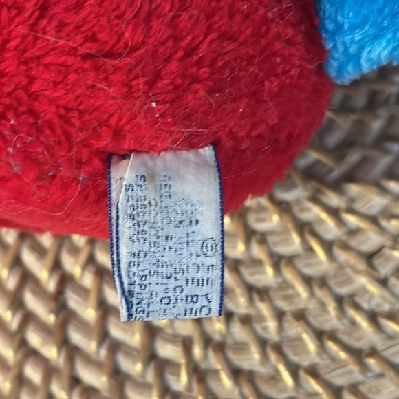 Vintage 1979 Peyo Blue Papa Smurf  11" Firm Plush Stuffed Figure Wallace Berrie - Picture 5 of 5